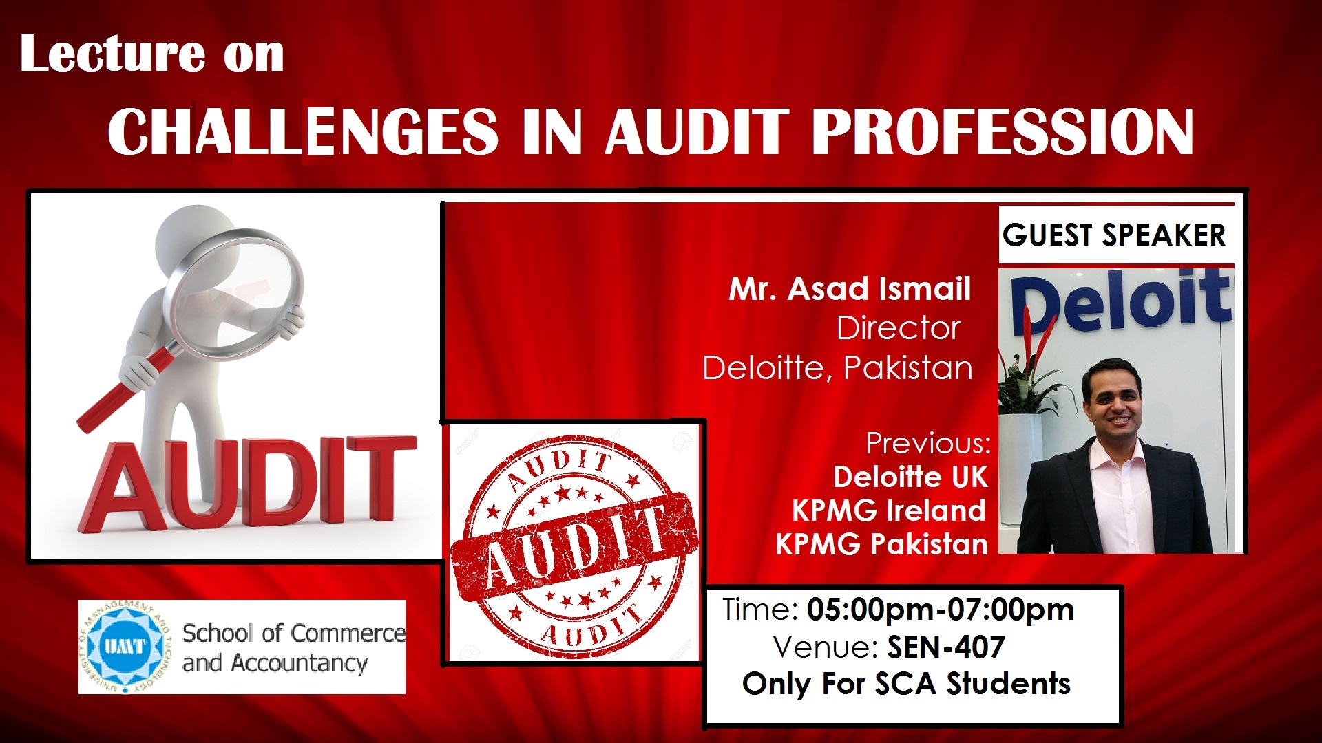 Lecture on : Challenges in Audit Profession