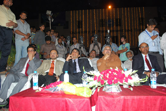 From L to R: Rana Iftikhar Ahmad, Dr Hasan Sohaib Murad, Misbah ul Haq, Abid H K Shirwani and A G Ghaffari