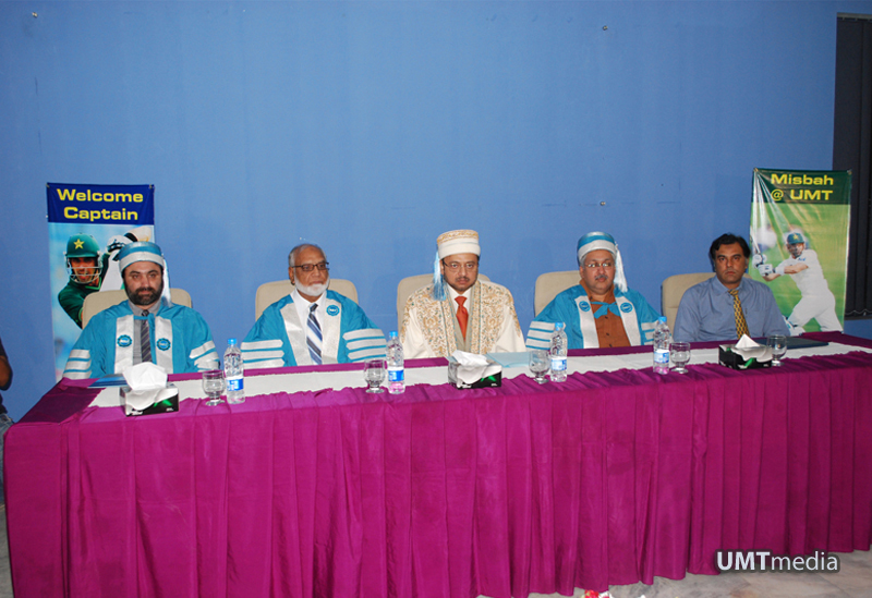 From L to R: Dr A F Siddiqui, Dr A R Kausar, Dr Hasan Sohaib Murad, Abid H K Shirwani and Asif Saeed Haider