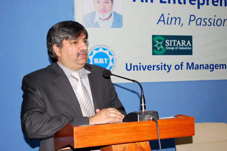 Mian Javed Iqbal, Director Sitara Group, shares his experiences with the audience